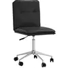 Image de Chaise De Salle À Manger Noir Similicuir Vidaxl