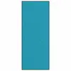 Image de Vidaxl tapis d'entrée cyan et noir 120 x 300 cm 100% polyamide