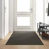Image de vidaXL Tapis dentrée Autre Anthracite et noir 120 x 300 cm 4100768