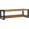 Image de Table Basse Marron 120 X 50 X 38 Cm Bois D'acacia Massif Vidaxl