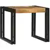 Image de Table Basse 2 Pcs Marron 48 X 40 X 40 Cm Bois De Mangue Massif Vidaxl