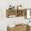 Image de Armoire Murale De Bain Chêne Artisanal Bois D'ingénierie Vidaxl