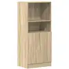 Image de Vidaxl armoire de cuisine chêne sonoma 57x41,5x131,5cm bois ingénierie