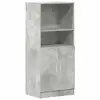 Image de Vidaxl armoire de cuisine gris béton 57x41,5x131,5 cm bois ingénierie