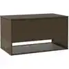 Image de Coffre À Coussins D'extérieur Marron 100x55x55,5 Cm Polyrotin Vidaxl