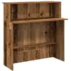 Image de Vidaxl bureau de réception vieux bois 100x50x103,5cm bois d'ingénierie