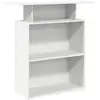 Image de Vidaxl bureau de réception blanc 100x40x104 cm bois d'ingénierie