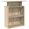 Image de Vidaxl bureau de réception chêne sonoma 100x40x104 cm bois d'ingénierie