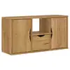 Image de Vidaxl meuble tv avec tiroir odda 79x24x40 cm bois massif pin