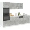 Image de vidaXL Ensemble de meubles de cuisine 7 pièces Lyon en bois dingénierie gris béton 3324856