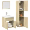 Image de vidaXL Ensemble de meubles de salle de bain 3 pcs chêne sonoma 3324992