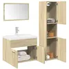 Image de Ensemble De Meubles De Salle De Bain 3 Pcs Chêne Sonoma Vidaxl