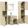 Image de Ensemble De Meubles De Salle De Bain 5 Pcs Chêne Sonoma Vidaxl