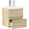 Image de Ensemble De Meubles De Salle De Bain 2 Pcs Chêne Sonoma Vidaxl