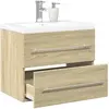 Image de Ensemble De Meubles De Salle De Bain 2 Pcs Chêne Sonoma Vidaxl