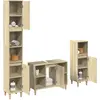 Image de Ensemble De Meubles De Salle De Bain 3 Pcs Chêne Sonoma Vidaxl