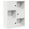 Image de Vidaxl bibliothèque blanc 60x24x76,5 cm bois d'ingénierie