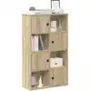Image de Bibliothèque Chêne Sonoma 60x24x101,5 Cm Bois D'ingénierie Vidaxl