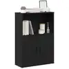 Image de Bibliothèque Chêne Noir 60x24x85 Cm Bois D'ingénierie Vidaxl