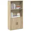 Image de Bibliothèque Chêne Sonoma 60x24x120 Cm Bois D'ingénierie Vidaxl
