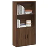 Image de vidaXL Bibliothèque chêne marron 60x24x120 cm bois dingénierie étagère à livres support de rangement support à livres 860424