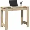 Image de Bureau Chêne Sonoma 100x45x75 Cm Bois D'ingénierie Vidaxl