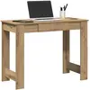 Image de Bureau Chêne Artisanal 100x45x75 Cm Bois D'ingénierie Vidaxl