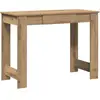 Image de Vidaxl bureau chêne artisanal 100x45x75 cm bois d'ingénierie