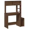Image de Vidaxl bureau et étagères chêne marron 100x45x140 cm bois d'ingénierie