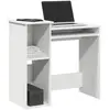 Image de Bureau Avec Étagères Blanc 84x40x78 Cm Bois D'ingénierie Vidaxl