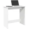Image de Bureau Blanc 80x40x75 Cm Bois D'ingénierie Vidaxl