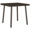 Image de Table basse de jardin rectangulaire marron 40x40x37 cm rotin