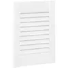 Image de Porte D'armoire À Persiennes Blanc 39,5x29,5 Cm Vidaxl