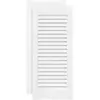 Image de Porte D'armoire À Persiennes Blanc 61,5x29,5 Cm Vidaxl