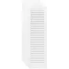 Image de Portes D'armoire À Persiennes 4 Pcs Blanc 99x29,5 Cm Vidaxl
