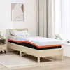 Image de Matelas Blanc Et Gris 80 X 200 Cm Tissu Jacquard Vidaxl