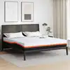 Image de Matelas Blanc Et Gris 180 X 200 Cm Tissu Jacquard Vidaxl