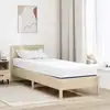 Image de Matelas Blanc Et Bleu 80 X 200 Cm Tissu Jacquard Vidaxl