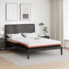 Image de Matelas en mousse à mémoire de gel - vidaXL - 140x190 cm - Blanc et Noir - Fermeté moyenne - Infusé de gel