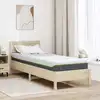 Image de Matelas Blanc Et Gris 70 X 200 Cm Tissu Jacquard Vidaxl