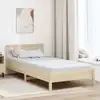 Image de Matelas Blanc 90 X 200 Cm Tissu Jacquard Vidaxl