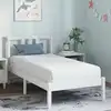 Image de Matelas Blanc 80 X 160 Cm Ressort Ensaché Vidaxl