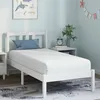 Image de Matelas à ressorts ensachés - vidaXL - 80x160 cm - Blanc - Ressorts ensachés - Couche de coco - Mousse de confort