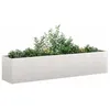 Image de vidaXL Jardinière 200x40x40 cm acier inoxydable pot de fleurs support de plantes lit surélevé support de jardinière bac 860686