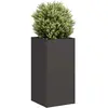 Image de Jardinière Noir 40x40x80 Cm Acier Laminé À Froid Vidaxl