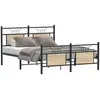 Image de Cadre De Lit Sans Matelas Chêne Sonoma 140x200 Cm Vidaxl