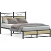 Image de Cadre De Lit Sans Matelas Chêne Sonoma 120x190 Cm Vidaxl