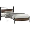 Image de Cadre De Lit Sans Matelas Chêne Marron 100x190 Cm Vidaxl