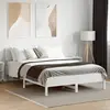 Image de Cadre De Lit Sans Matelas Blanc 150x200 Cm Bois De Pin Massif Vidaxl