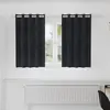 Image de Rideaux Occultants 2 Pcs Noir 140 X 140 Cm Velours Vidaxl